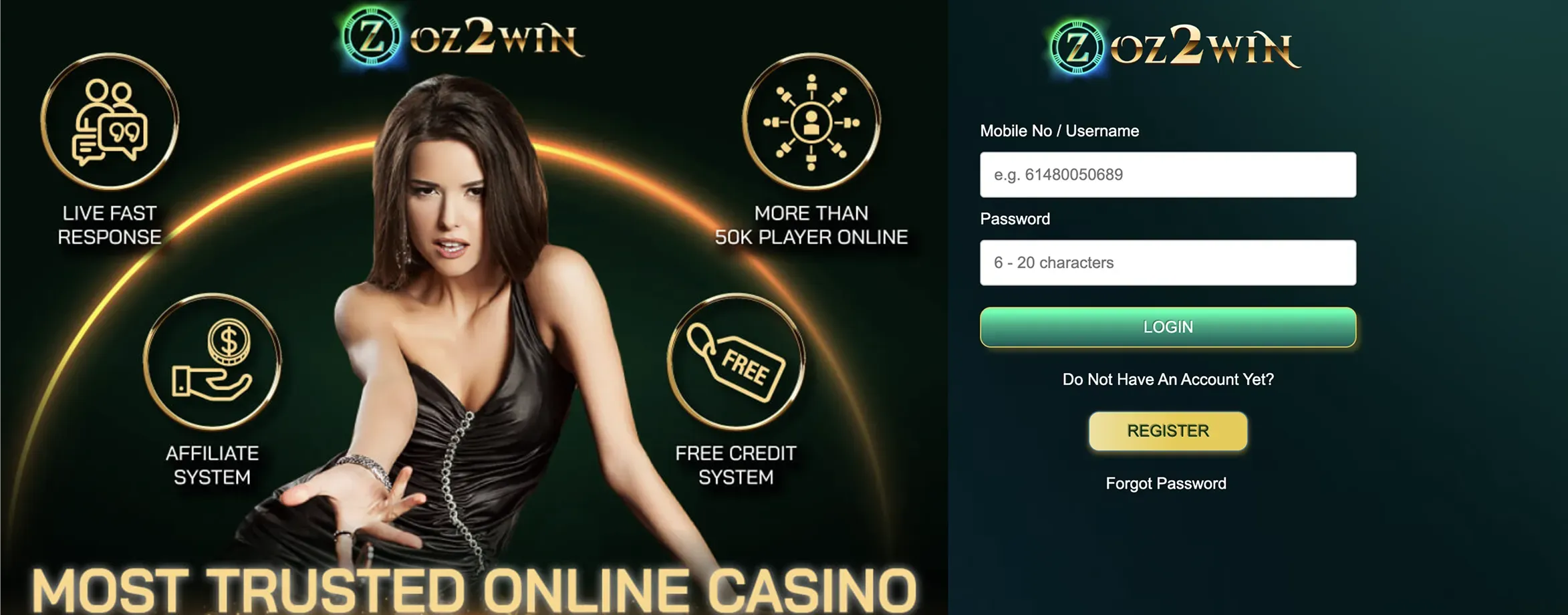 Oz2win Casino Oz2win Casino